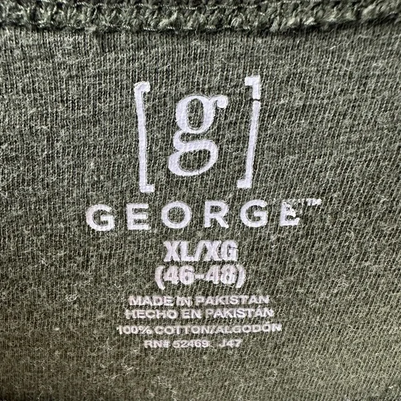 Camouflage Crewneck Sweatshirt 100% Cotton Men’s XL George Brand - Picture 3 of 4